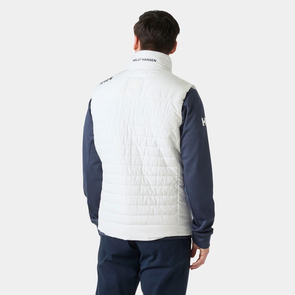 Men's Insulated Sailing Vest - White