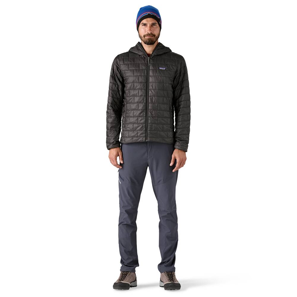 Men's Insulated Hooded Jacket - Brown