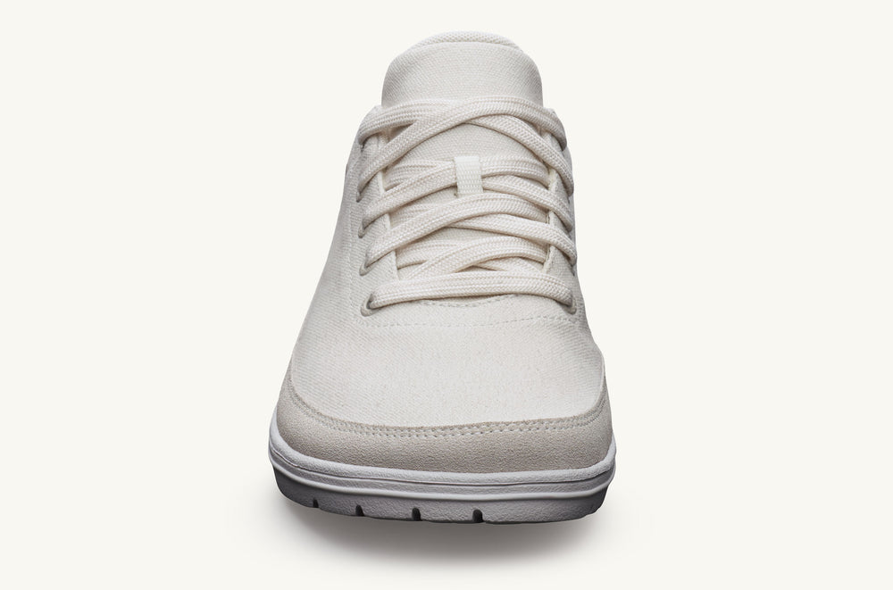Women's Canvas & Wool Sneaker - Vanilla