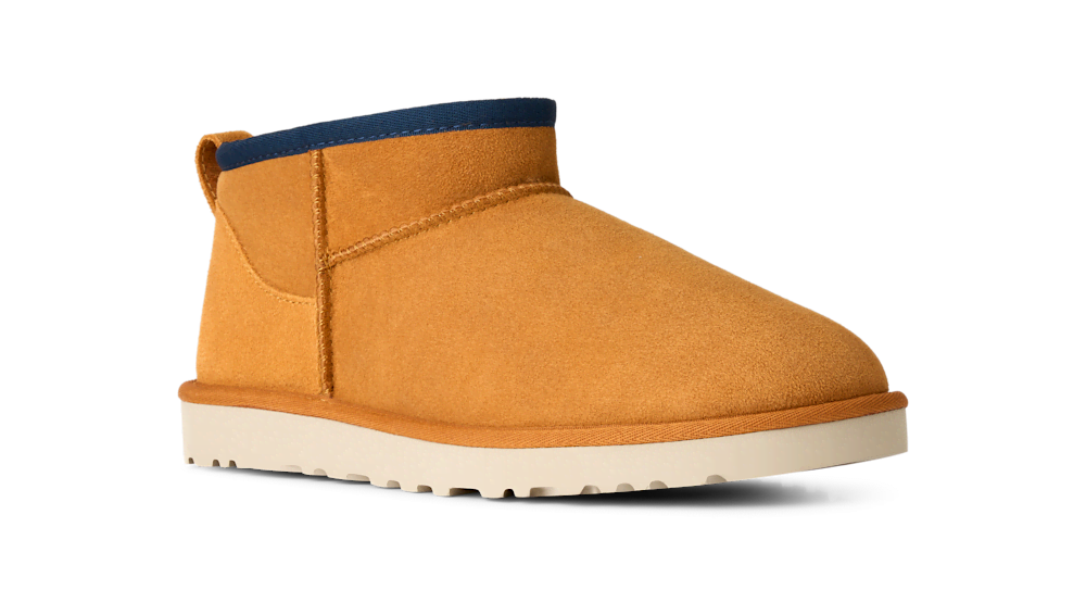 Men's Low Shaft Sheepskin Boot - Dark Grey