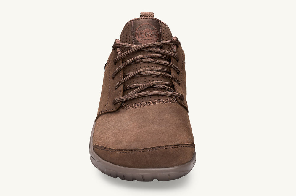 Men's Leather Minimalist Sneaker - Walnut