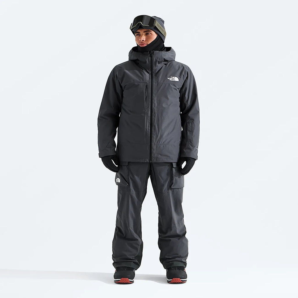 Men's Insulated Snow Bib Pants - Gray