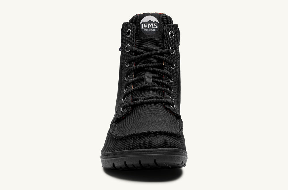 Men's Vegan Casual Lace-Up Boot - Black