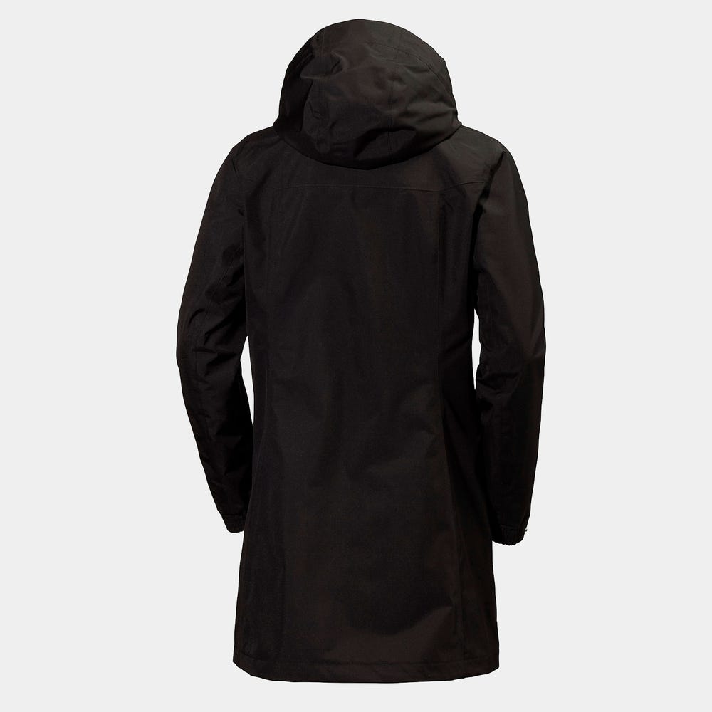 Women's Long Rain Jacket - Berry