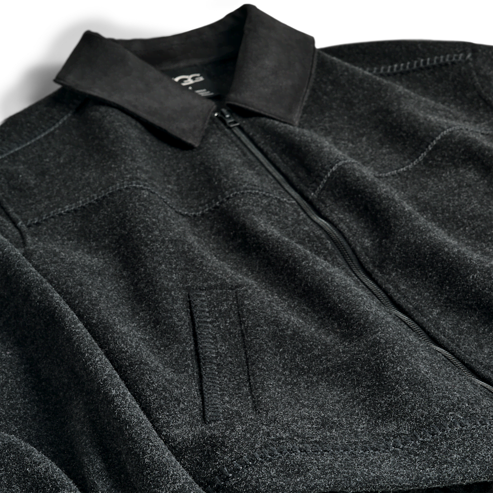Men's Recycled Full-Zip Collared Jacket