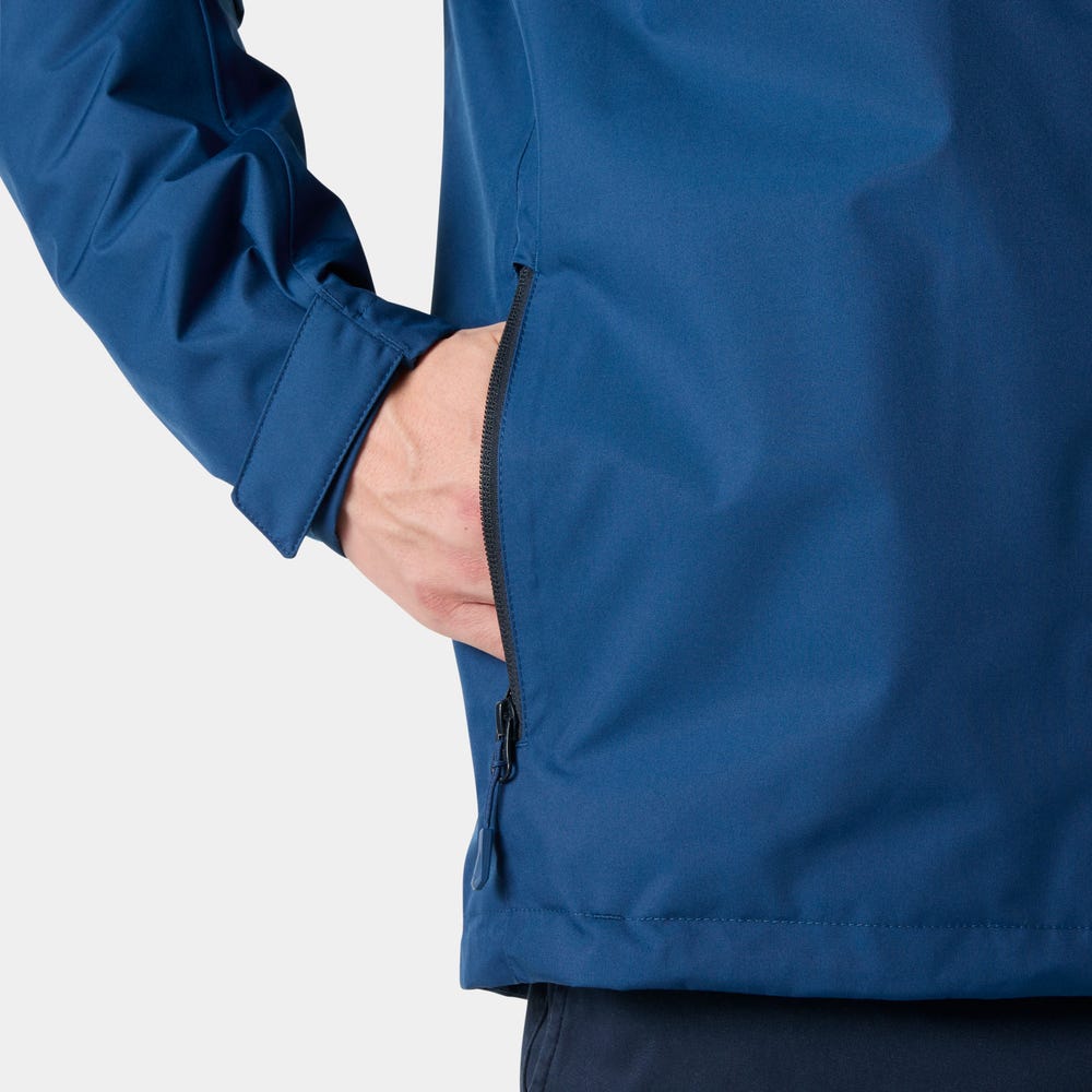 Men's Hooded Insulated Sailing Jacket - Navy