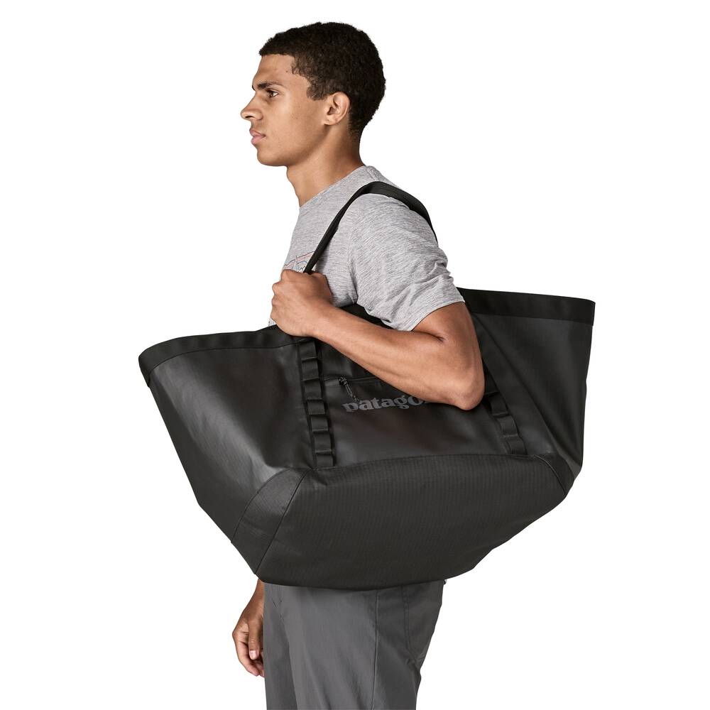 61L Recycled Ripstop Gear Tote - Black