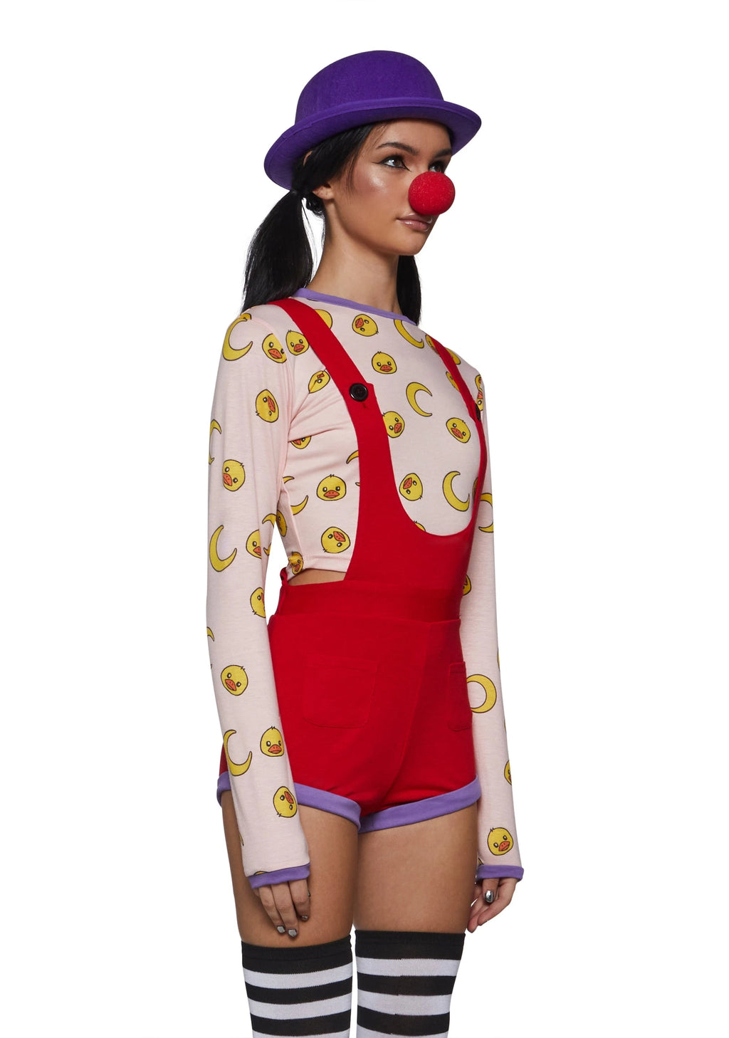 Red TV Clown Costume Set