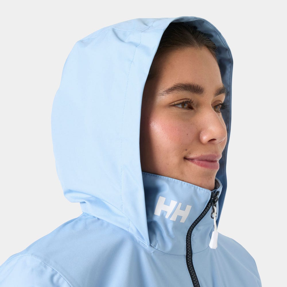 Women's Hooded Sailing Rain Jacket - Black