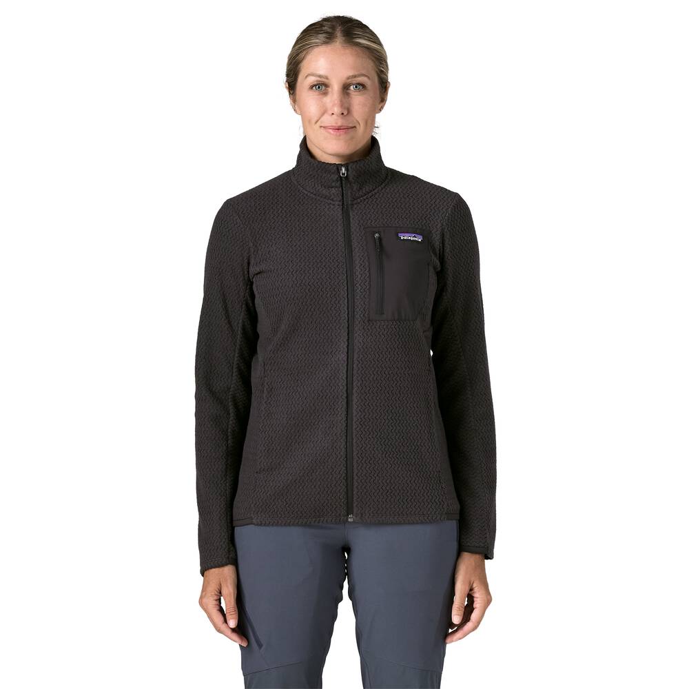 Women's Breathable Technical Fleece Jacket - Black