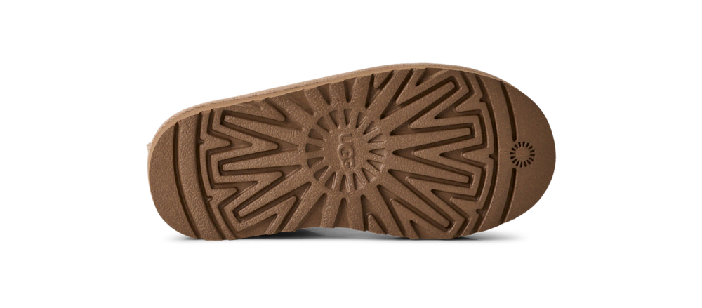 Kids' Suede Platform Ankle Boot - Sand