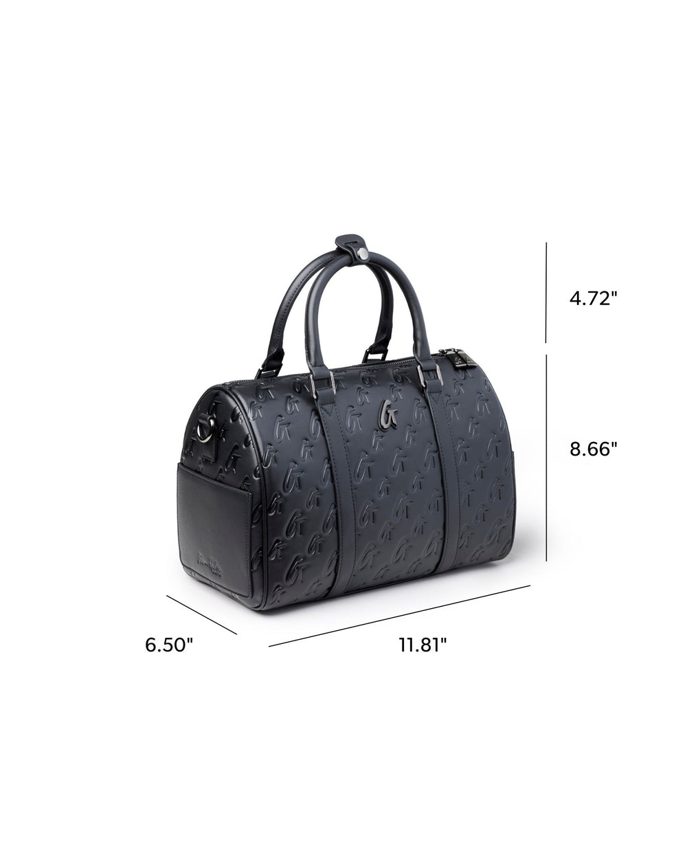 Large Top Handle Travel Bag - Black
