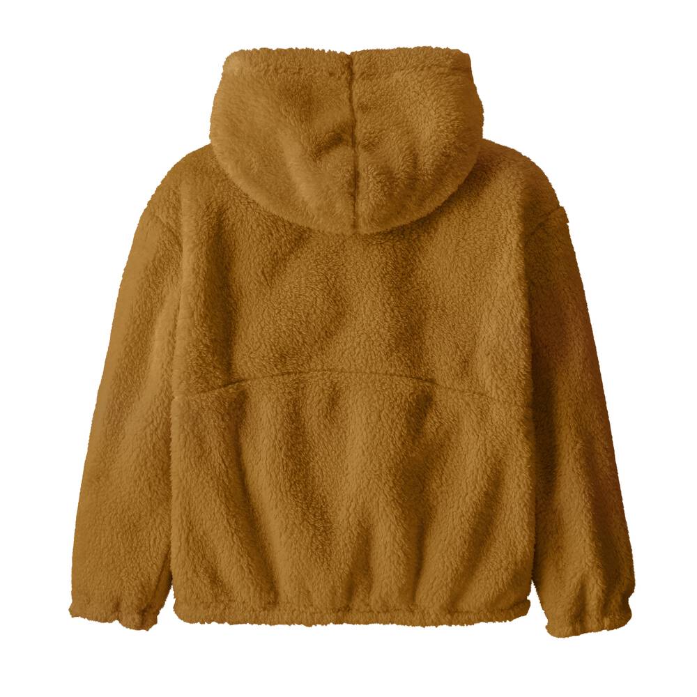 Kids' High-Pile Fleece Zip Hoodie - Brown