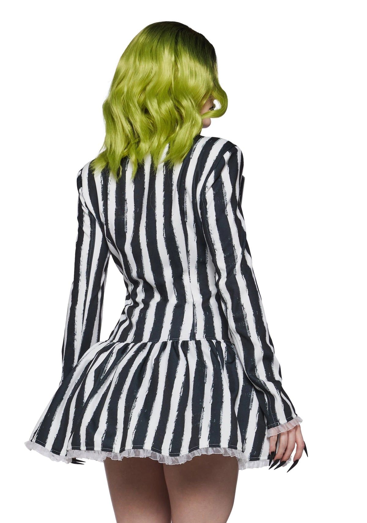 Black & White Striped Blazer Dress Costume