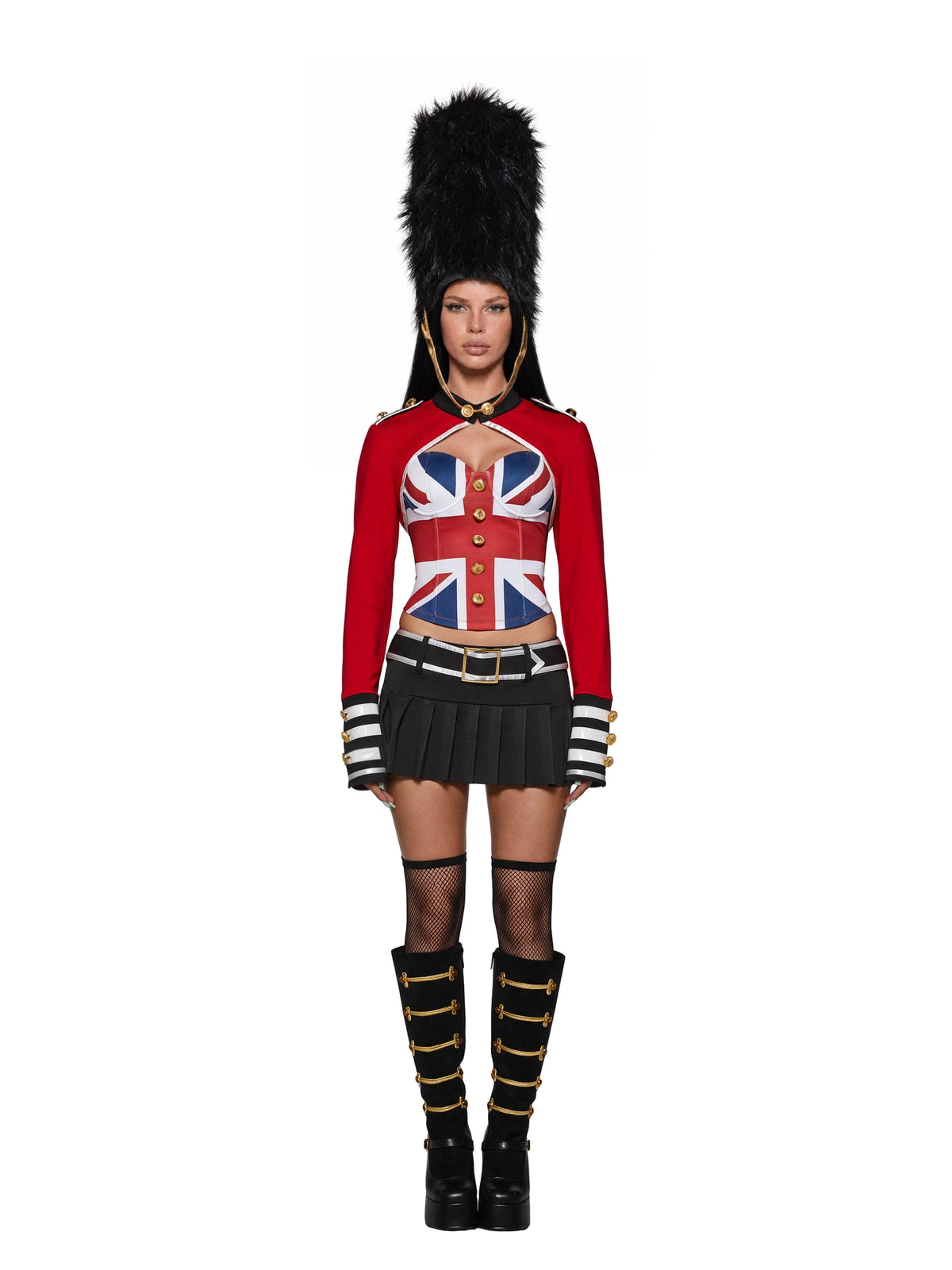 Royal Guard Corset Costume - Red