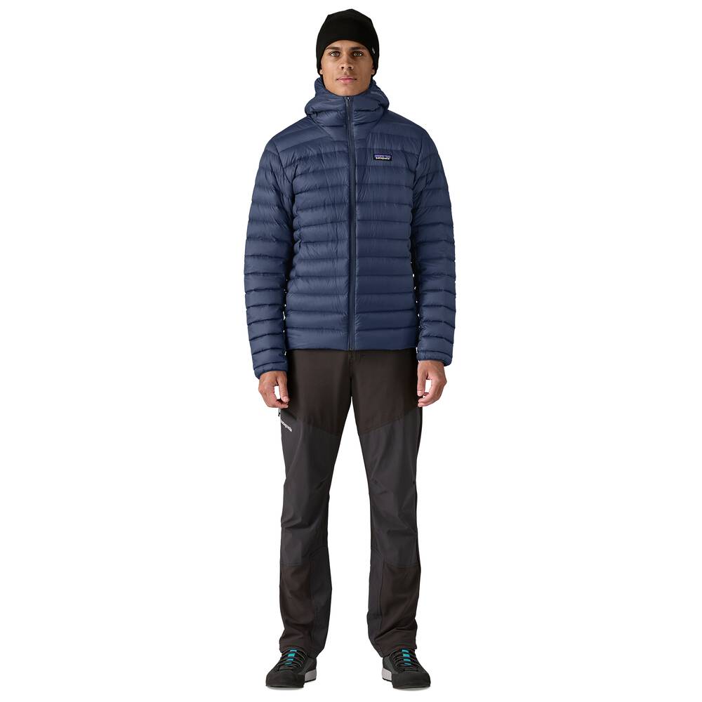 Men's 800-Fill Down Hooded Jacket - Purple
