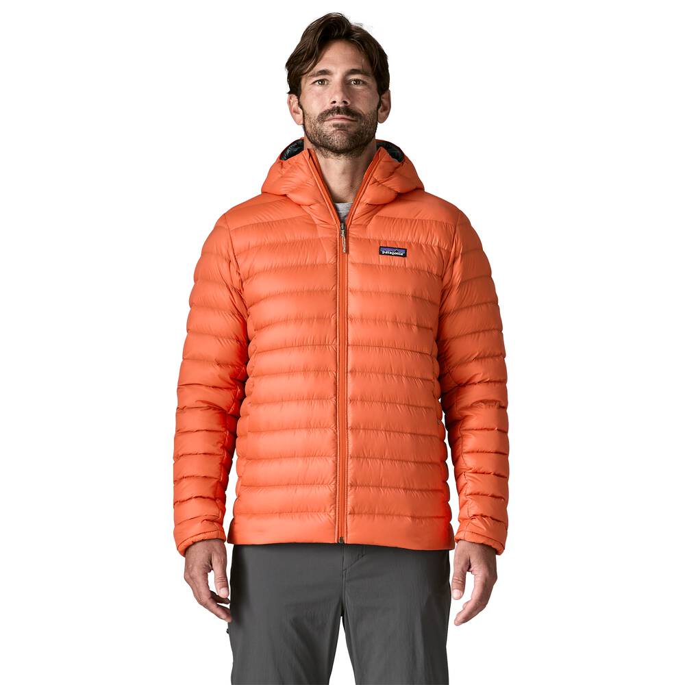 Men's 800-Fill Down Hooded Jacket - Purple