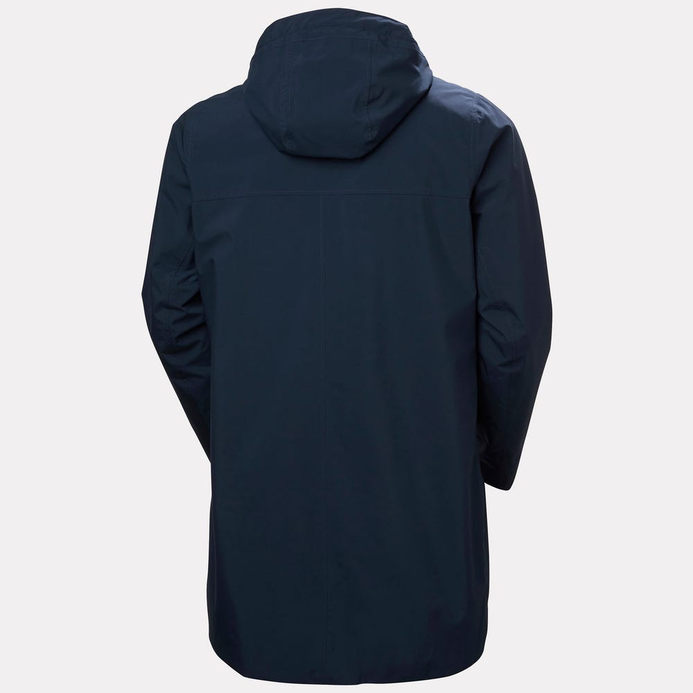 Men's Waterproof Hooded Raincoat - Green