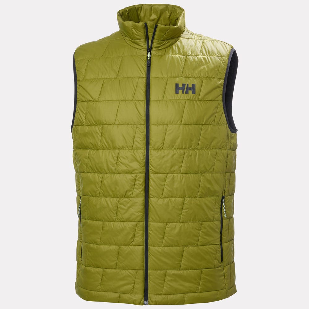 Men's Lightweight Insulated Vest - Olive Green