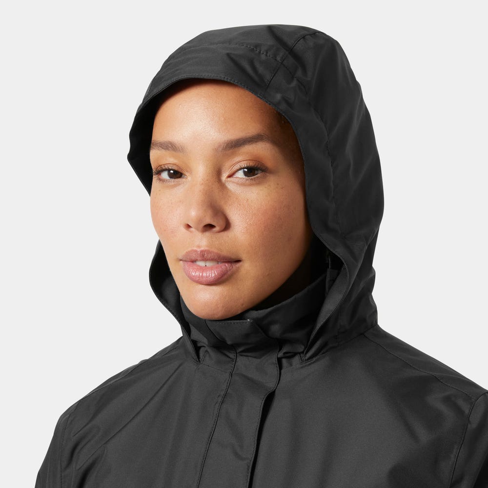 Women's Insulated Rain Coat - White