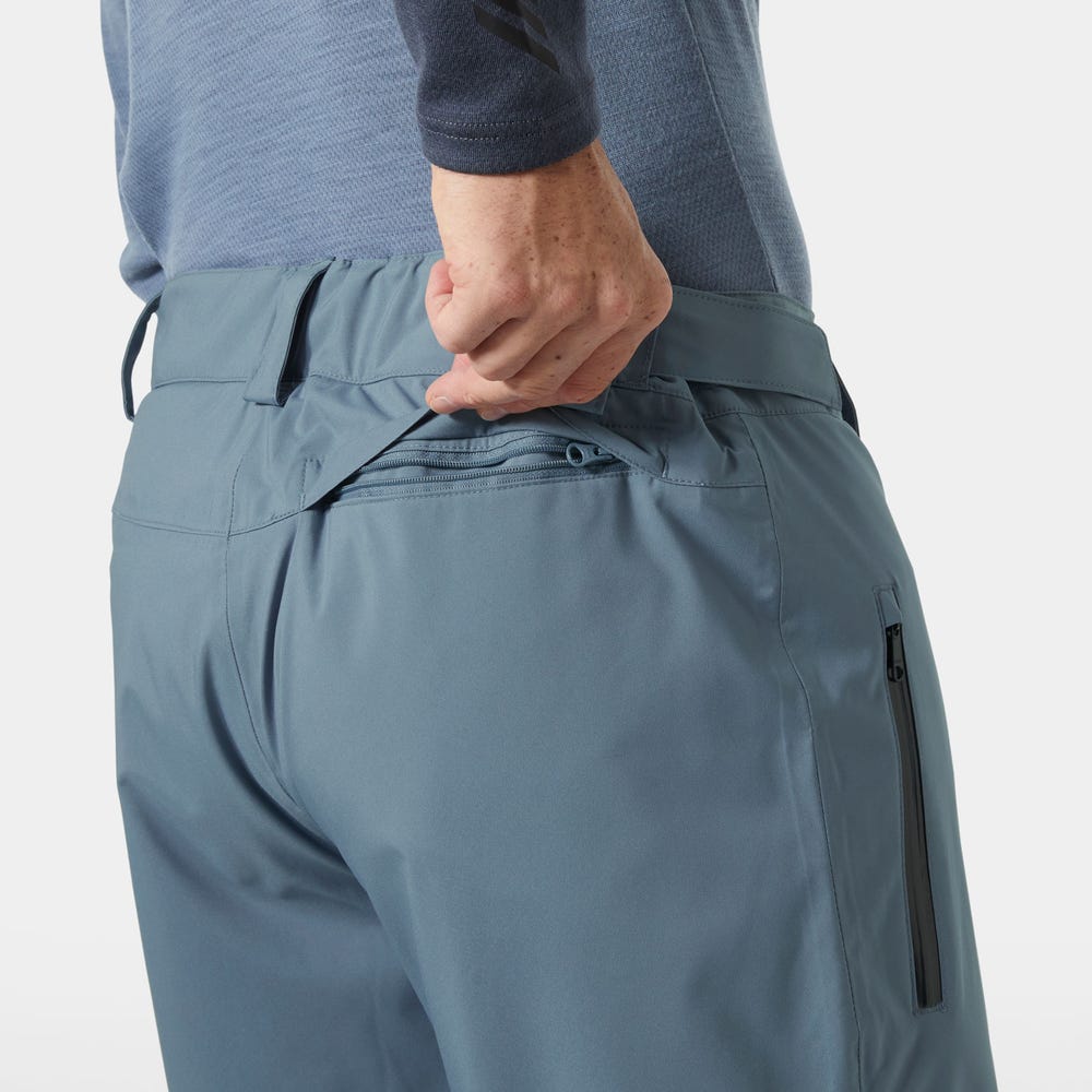 Men's Insulated Ski Pants - Gray Green