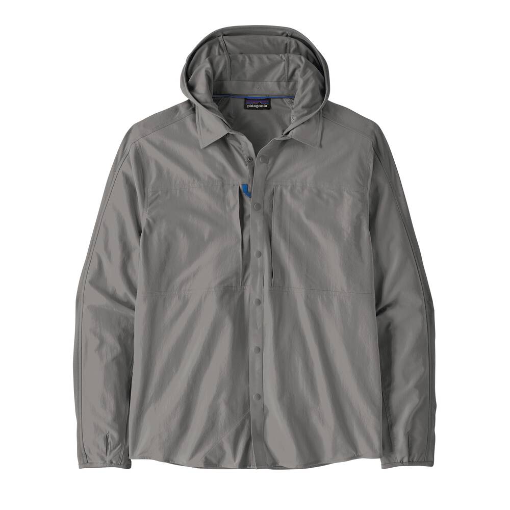 Men's Sun Protection Fishing Hoodie - Gray