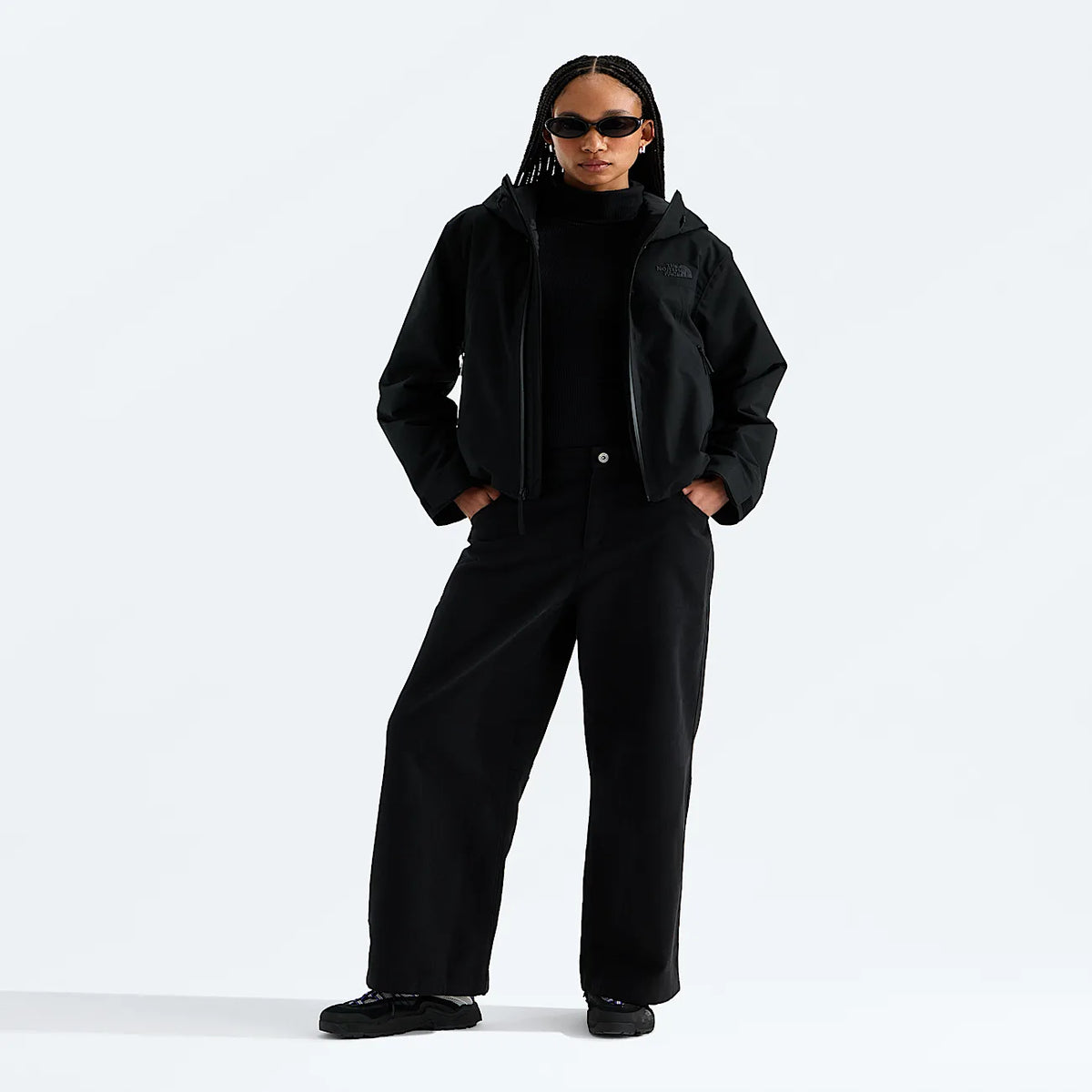 Women's Lightweight Hooded Jacket - Black