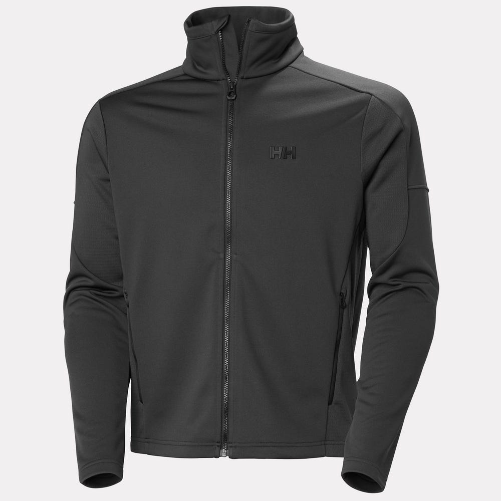 Men's Full-Zip Fleece Jacket - Orange