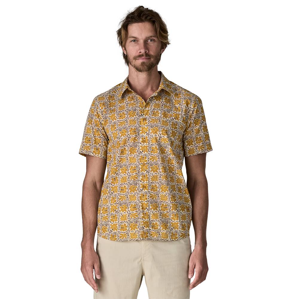 Men's Short-Sleeve Button-Up Shirt - Navy