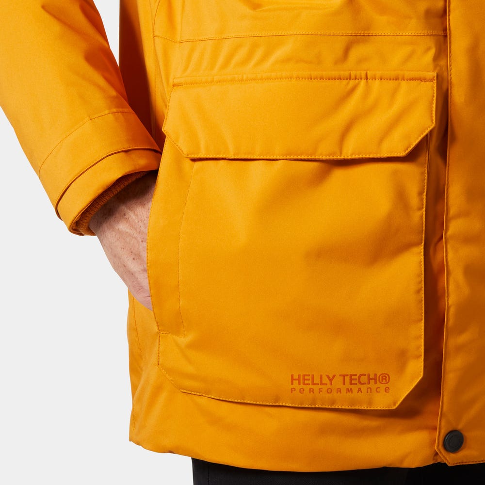 Men's Insulated Waterproof Parka - Gray Green