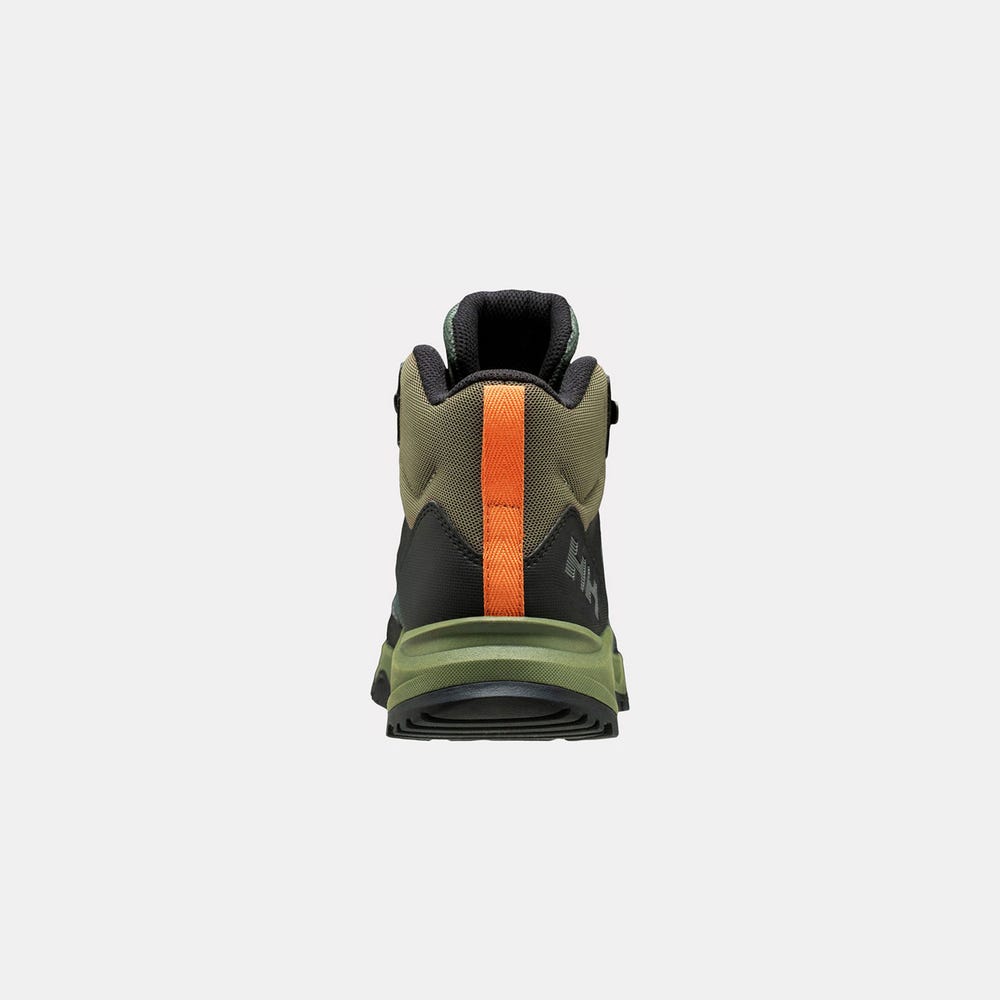 Men's Waterproof Mid Hiking Boots - Green