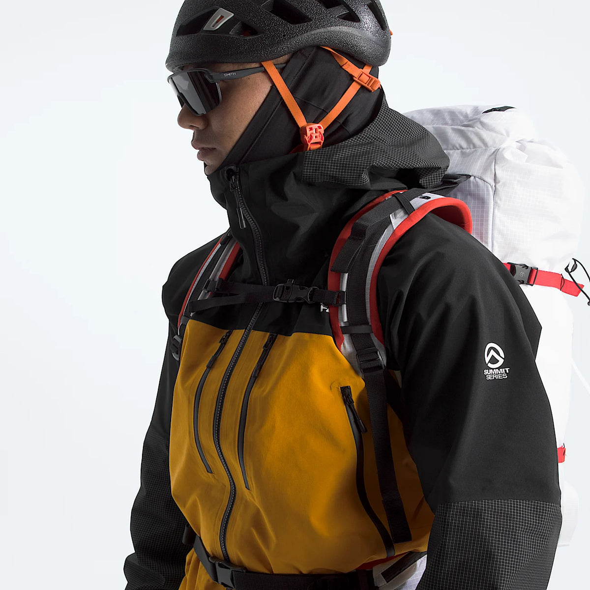 Men's Waterproof Shell Jacket - Gold/Black