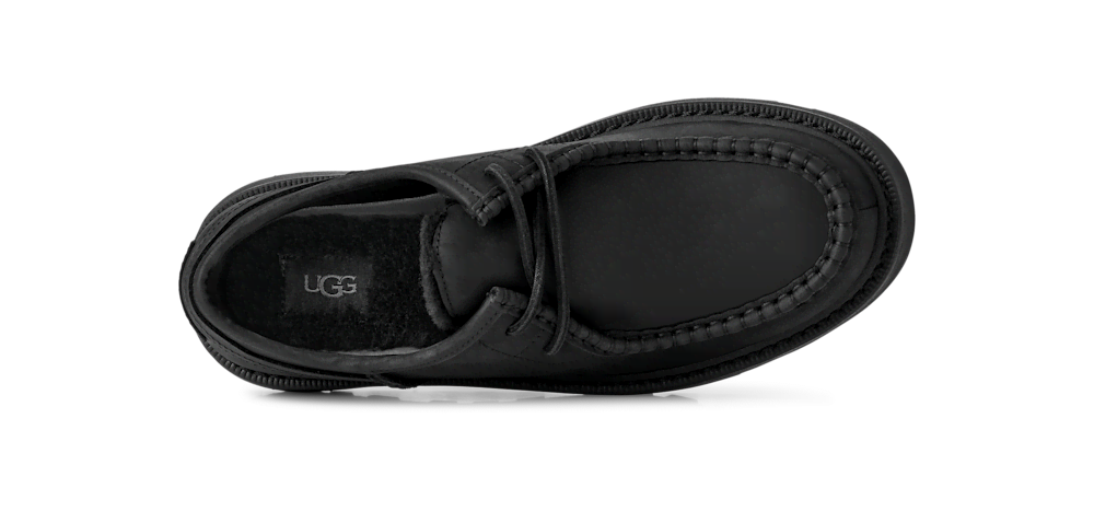 Men's Waterproof Leather Lace-Up Shoe - Oak