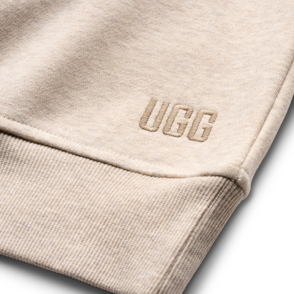 Men's Trimmed Crewneck Sweatshirt - Brown