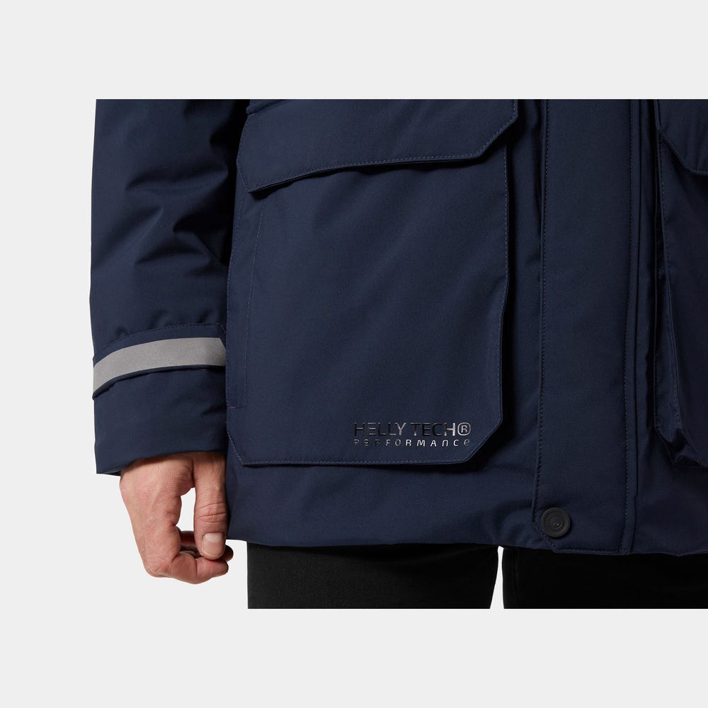 Men's Insulated Waterproof Parka - Gray Green