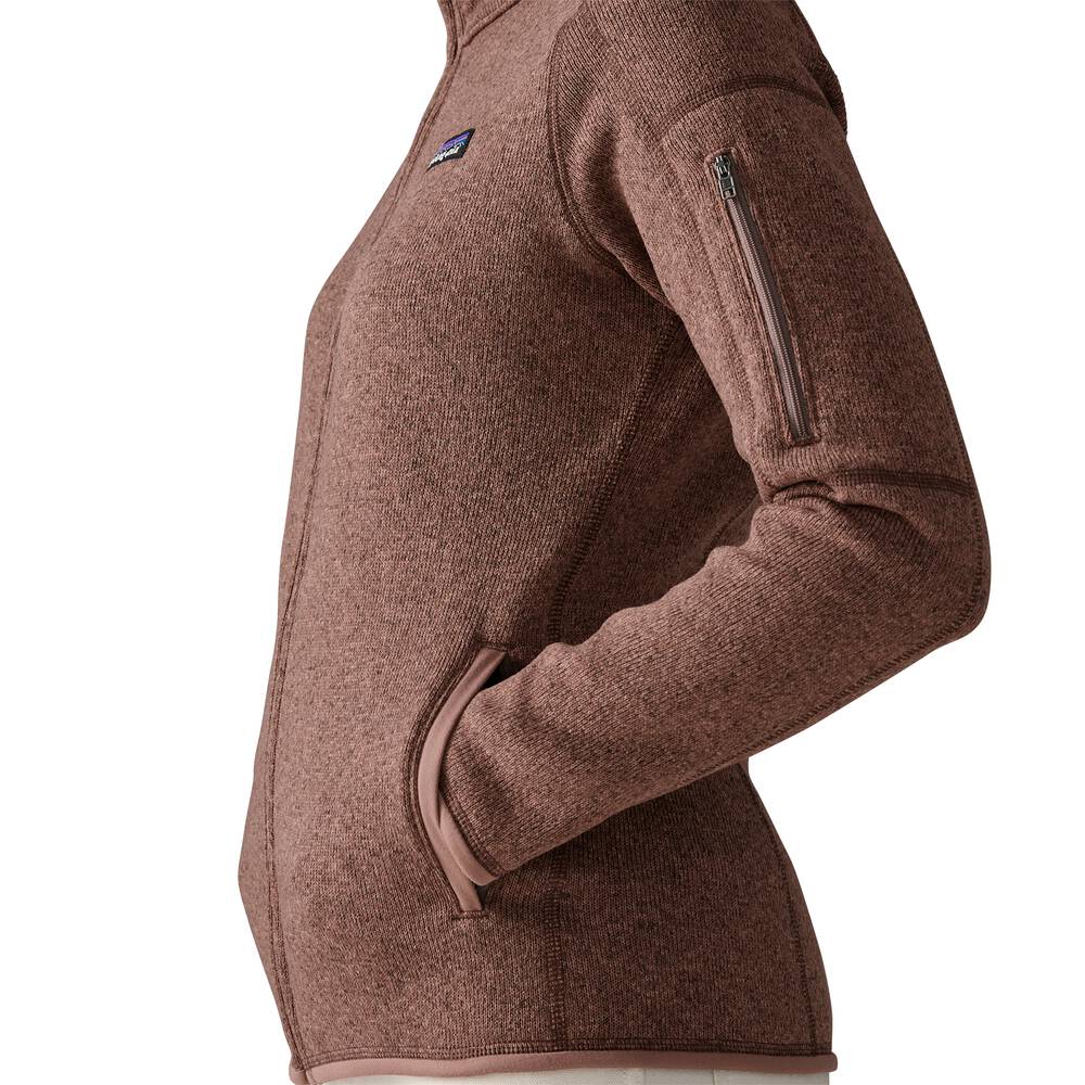 Women's Recycled Knit Fleece Jacket - Black