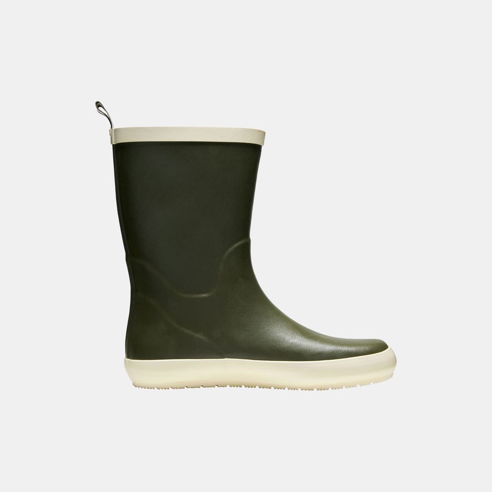 Men's Waterproof Rubber Rain Boots - Green