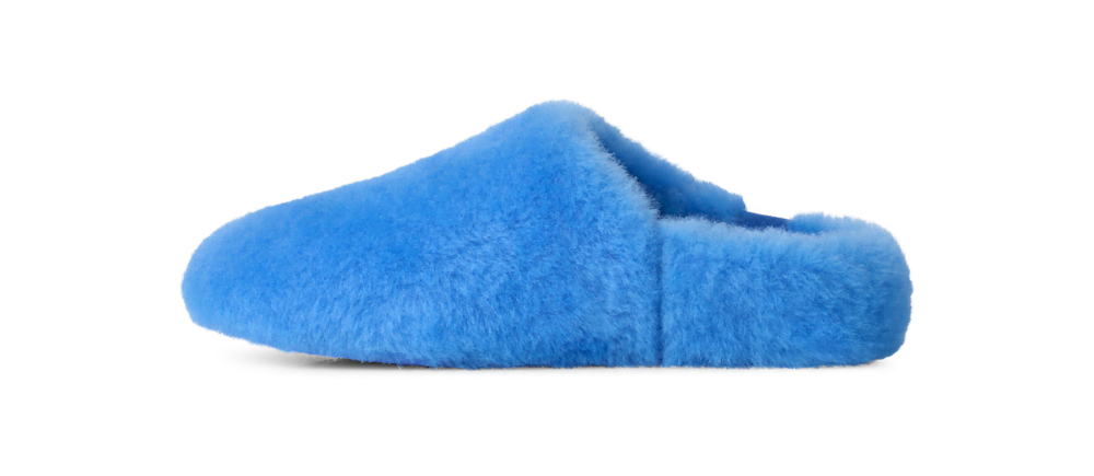 Women's Sheepskin Slip-On Slipper - Blue
