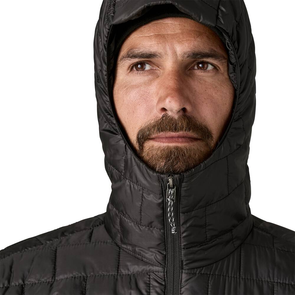 Men's Insulated Hooded Jacket - Brown