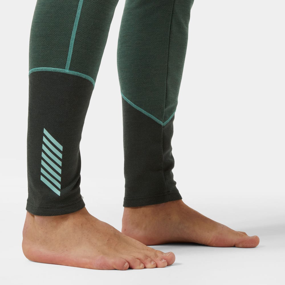 Men's Merino Wool Base Layer Pants - Blue