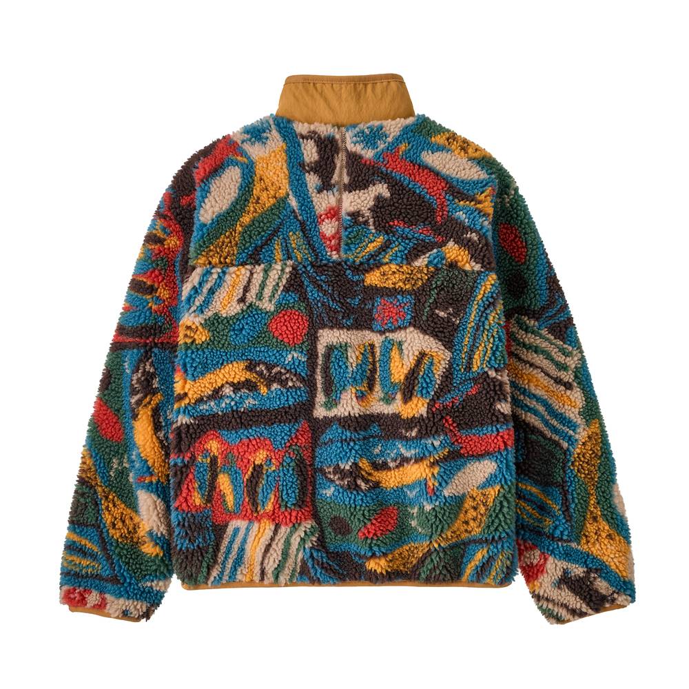 Kids' Windproof Pile Fleece Jacket - Natural