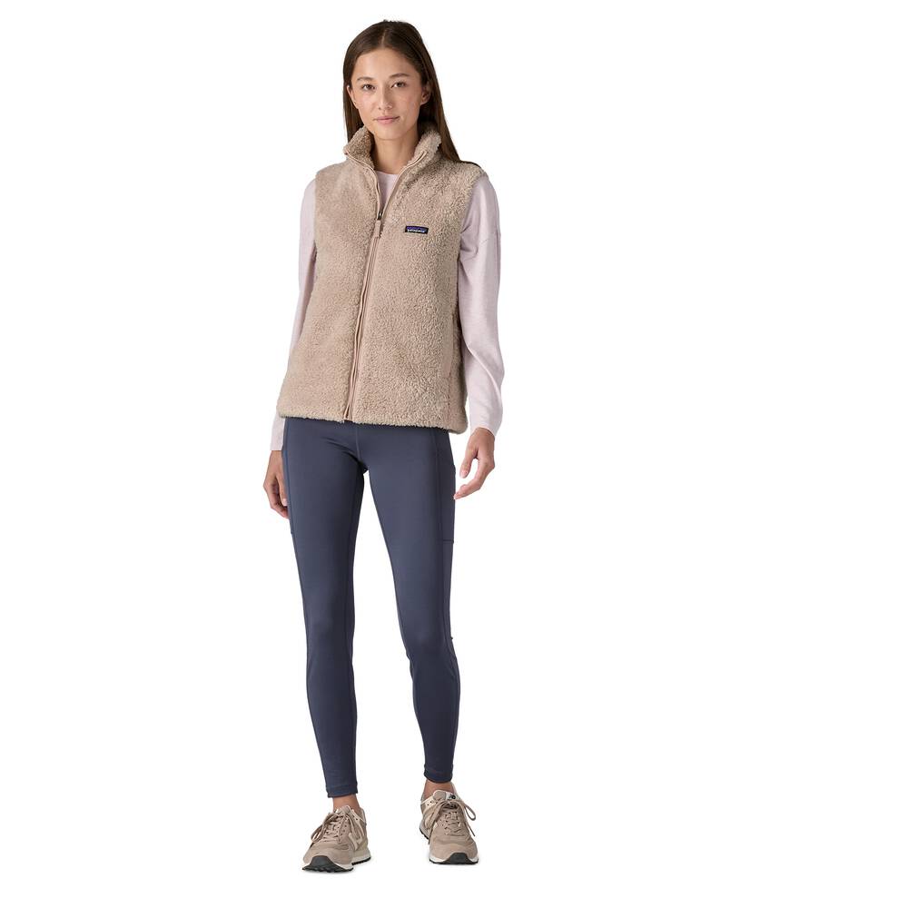 Women's High-Pile Fleece Vest - Taupe
