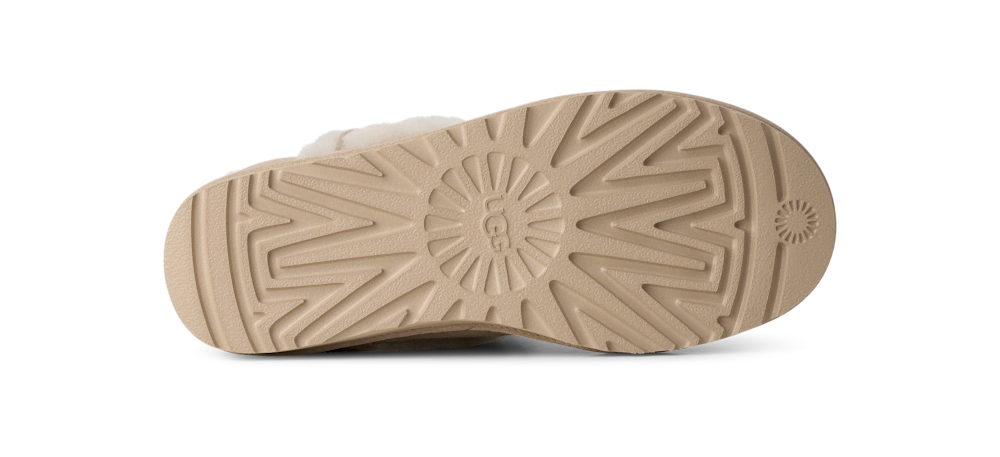 Women's Suede Short Boot With Sheepskin Trim