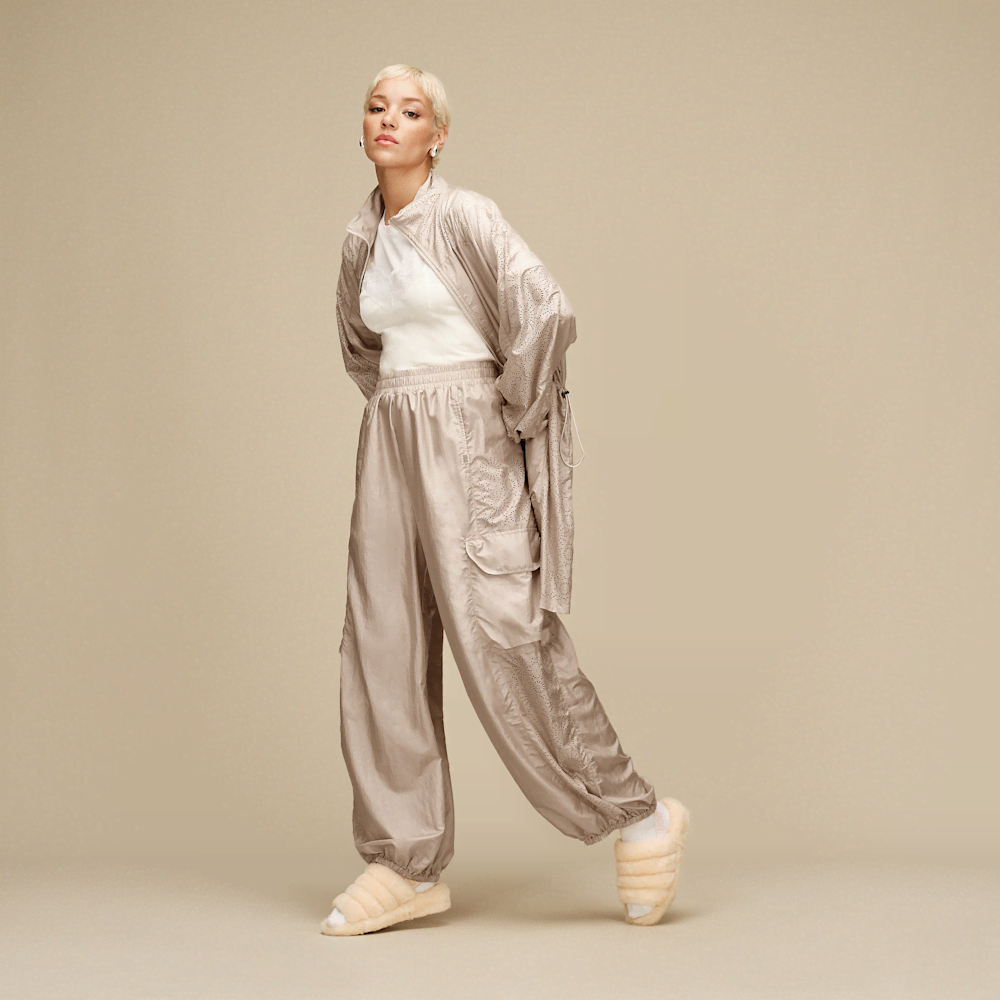 Women's Balloon Cargo Pants - Lobster