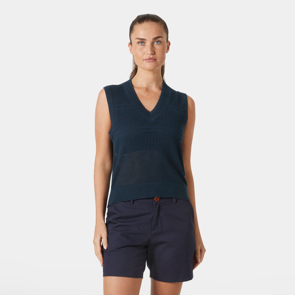 Women's Organic Cotton V-Neck Knit Top