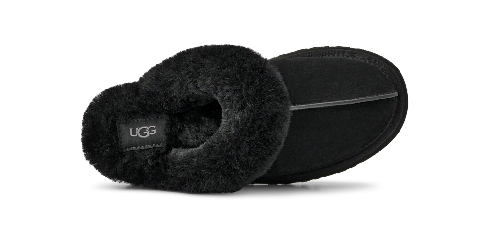 Women's Suede Platform Slipper - Brown