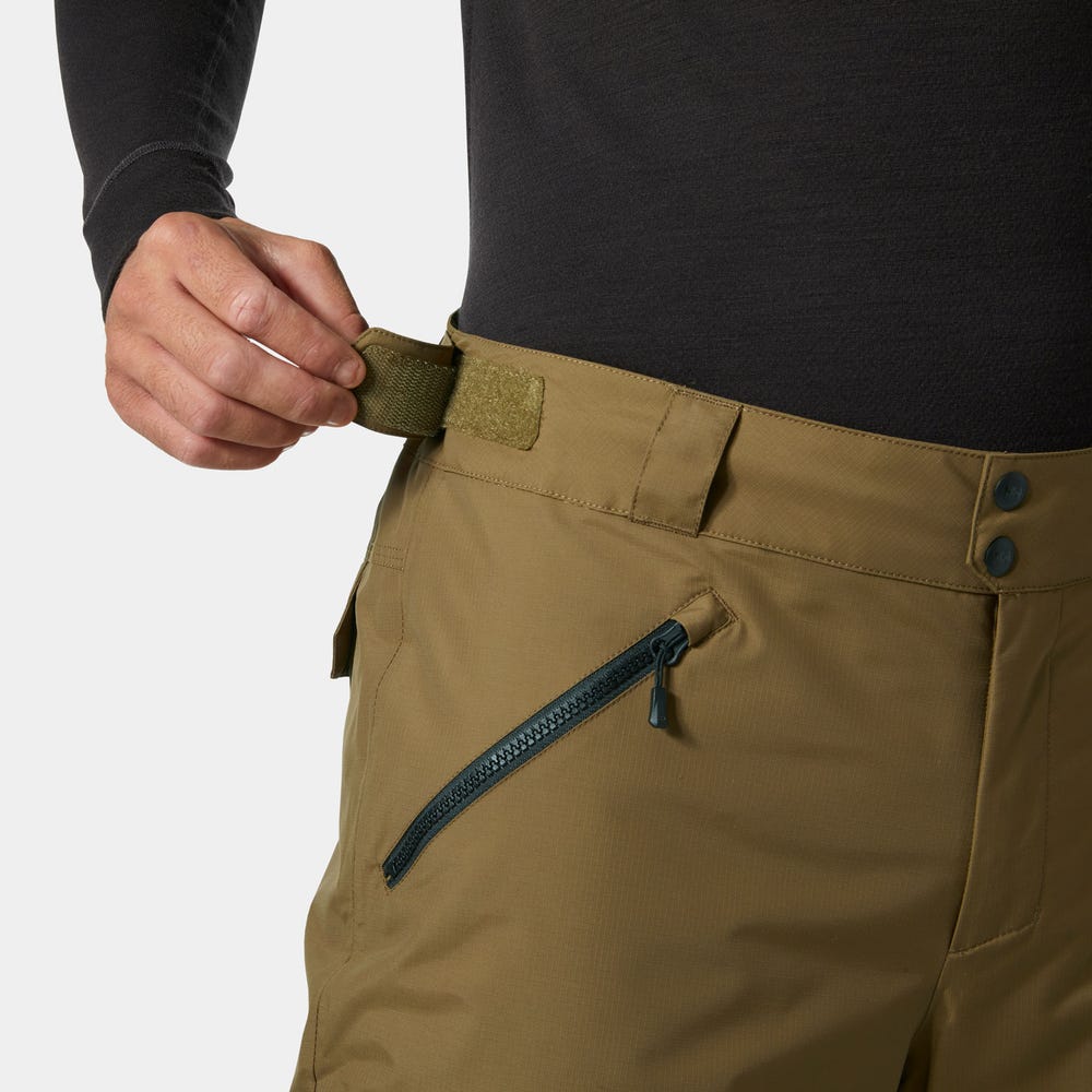 Men's Insulated Cargo Ski Pants - Violet