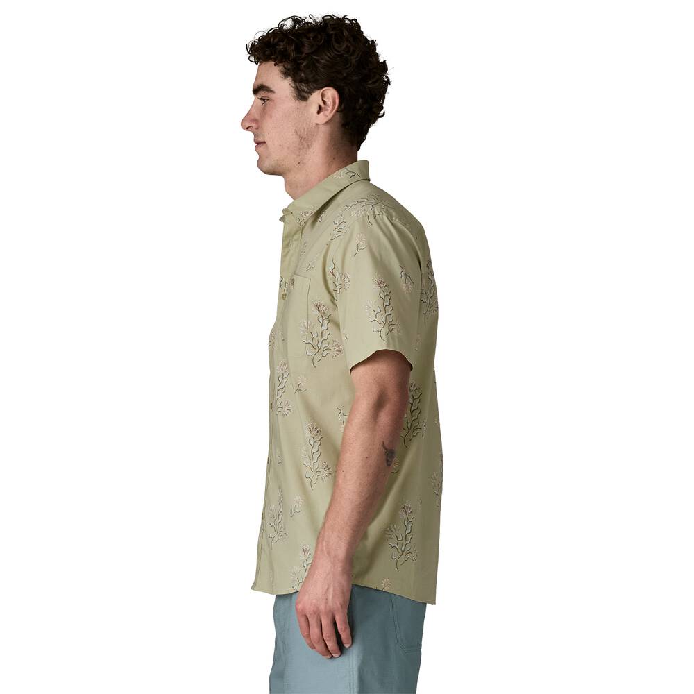 Men's Short-Sleeve Button-Up Shirt - Navy