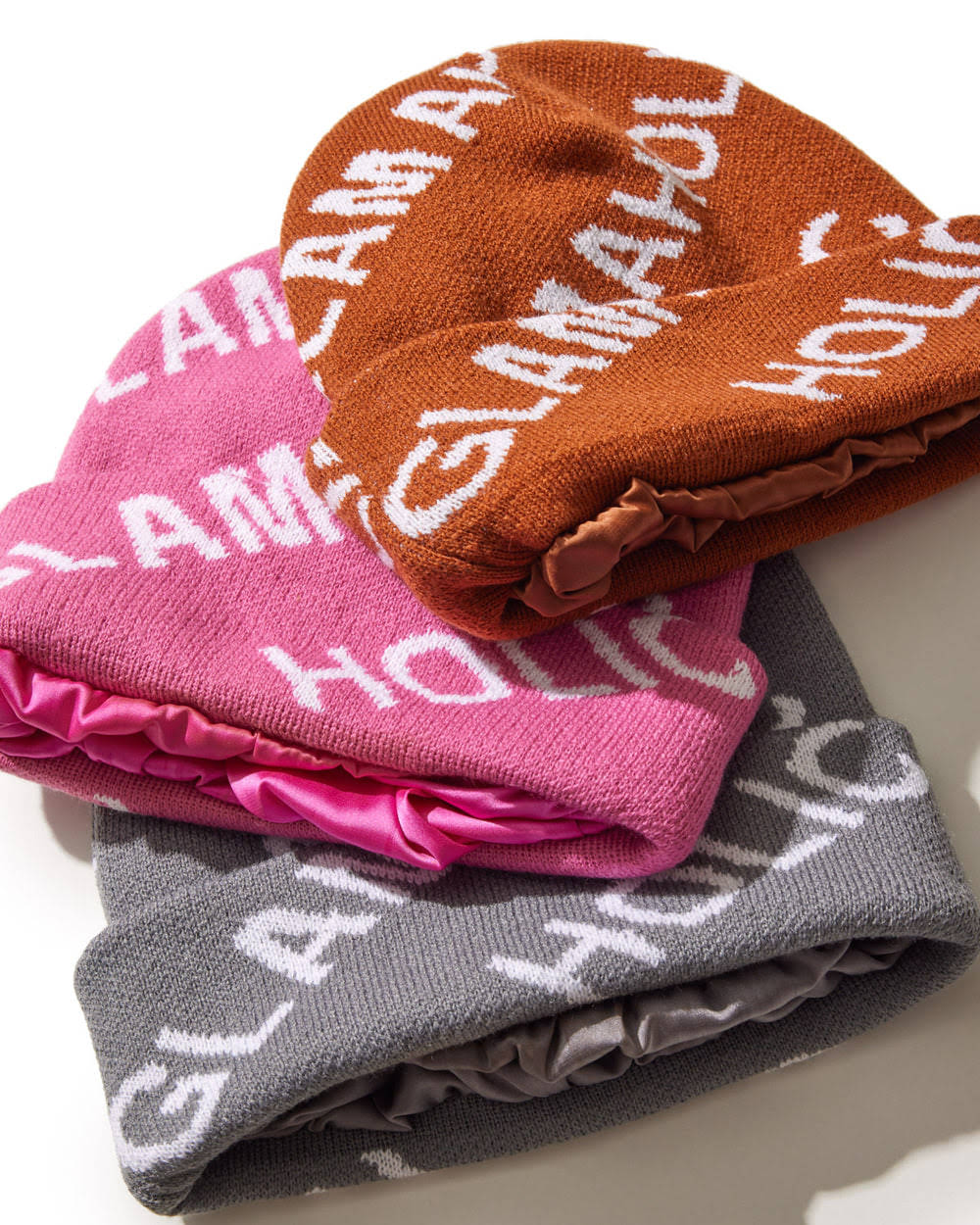 Wool Blend Cuffed Beanie - Hot Pink