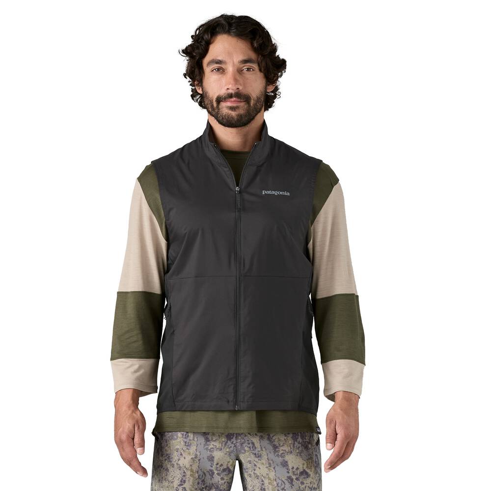 Men's Packable Windproof Cycling Vest - Blue